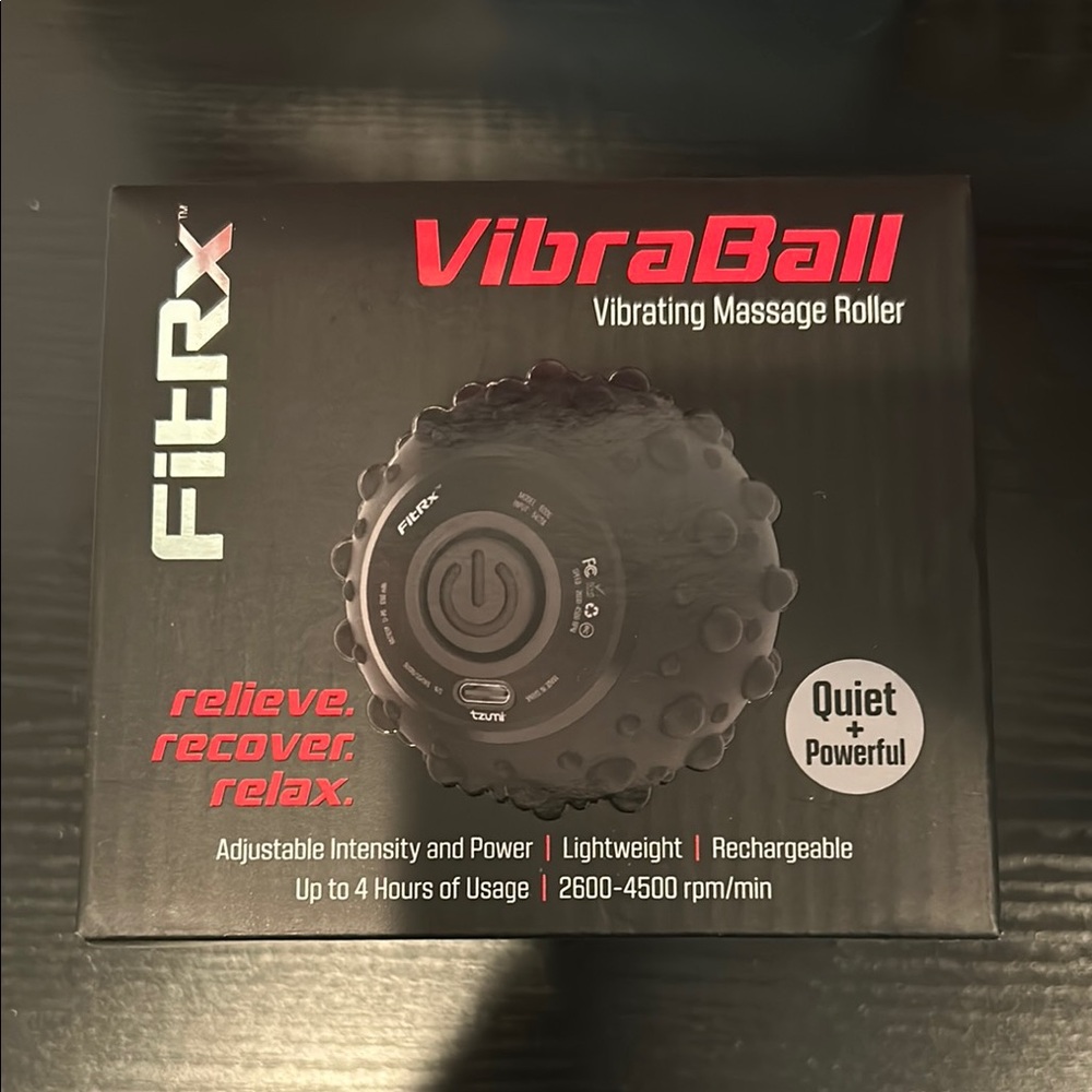 FitRx VibraBall vibrating massage roller